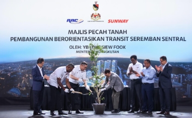 Majlis Pecah Tanah Pembangunan Berorientasikan Transit (TOD) Seremban Sentral