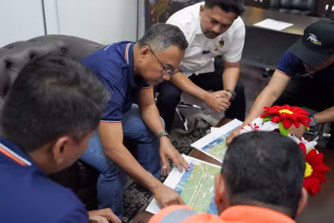 Lawatan Tapak bagi semakan semula cadangan mewujudkan Lintasan Rata Awam (LRA) bagi kegunaan Kampung Orang Asli Panchor, Bahau, Negeri Sembilan