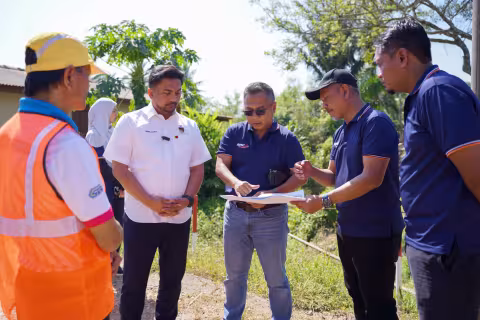 Lawatan Tapak bagi semakan semula cadangan mewujudkan Lintasan Rata Awam (LRA) bagi kegunaan Kampung Orang Asli Panchor, Bahau, Negeri Sembilan