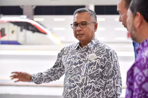 Majlis Penyempurnaan & Pengoperasian Landasan Berkembar Elektrik Gemas - Johor Bahru