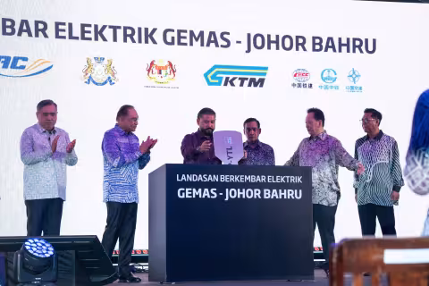 Majlis Penyempurnaan & Pengoperasian Landasan Berkembar Elektrik Gemas - Johor Bahru