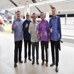 Majlis Penyempurnaan & Pengoperasian Landasan Berkembar Elektrik Gemas - Johor Bahru